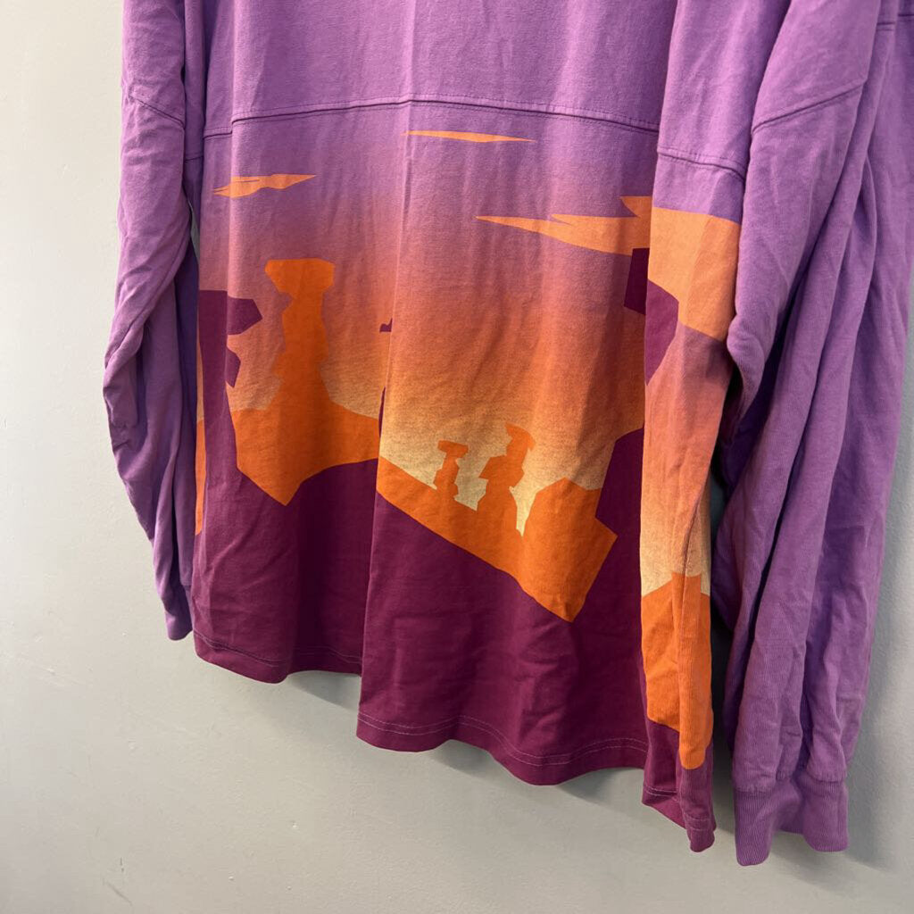Disney Purple/ Multi Long Sleeve Up Spirit Jersey Extra Large