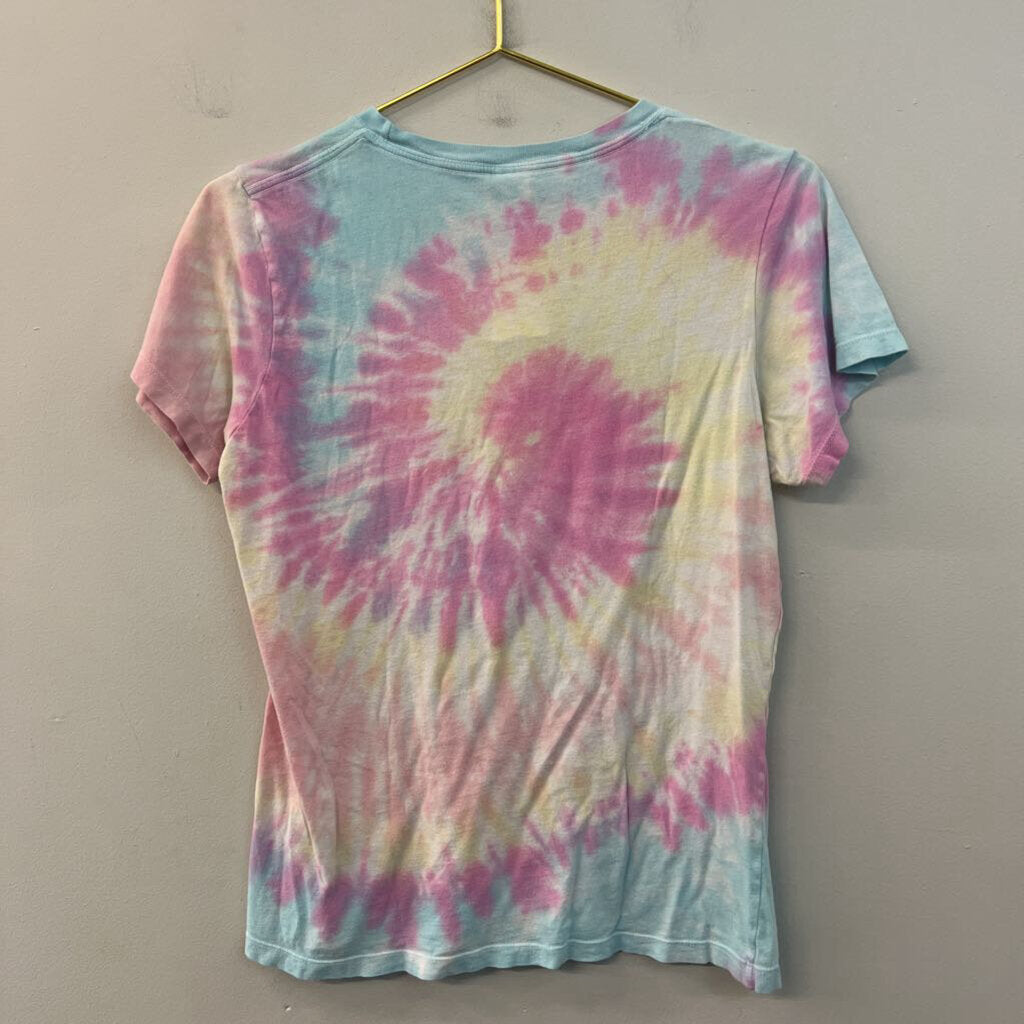 Multi Tie Dye Panic At The Disco Short Sleeve Graphic Tee Small