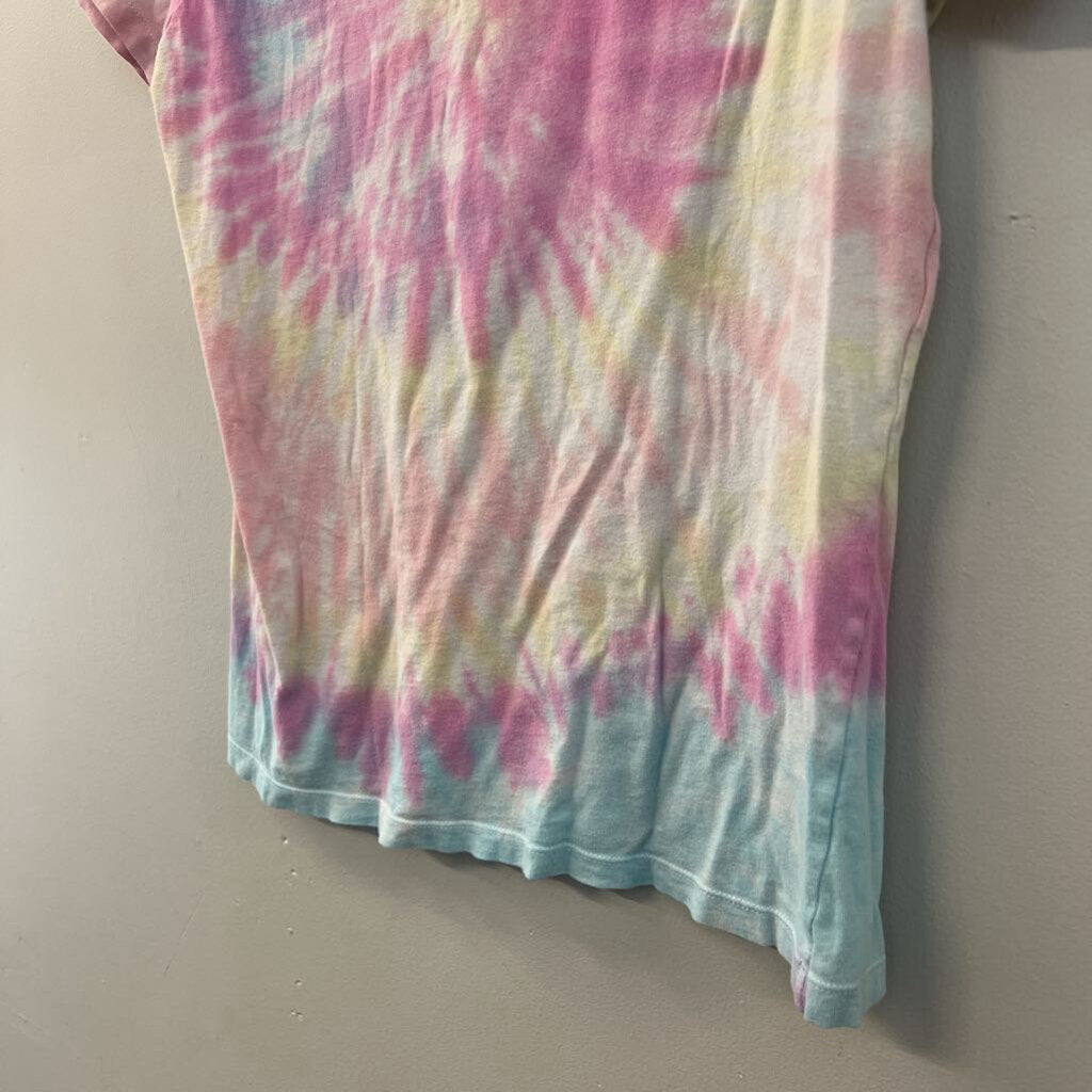 Multi Tie Dye Panic At The Disco Short Sleeve Graphic Tee Small