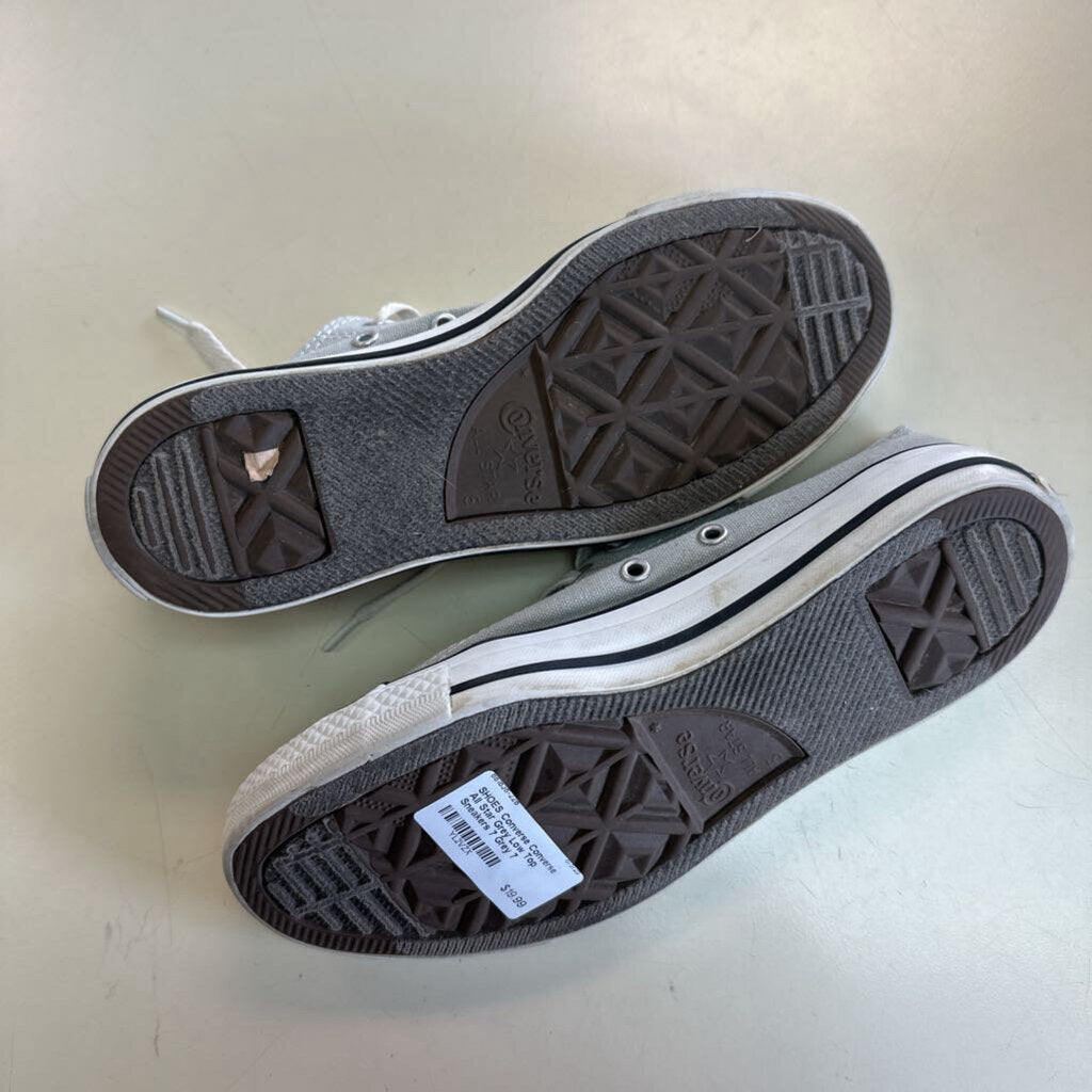 Converse All Star Grey Low Top Sneakers 7