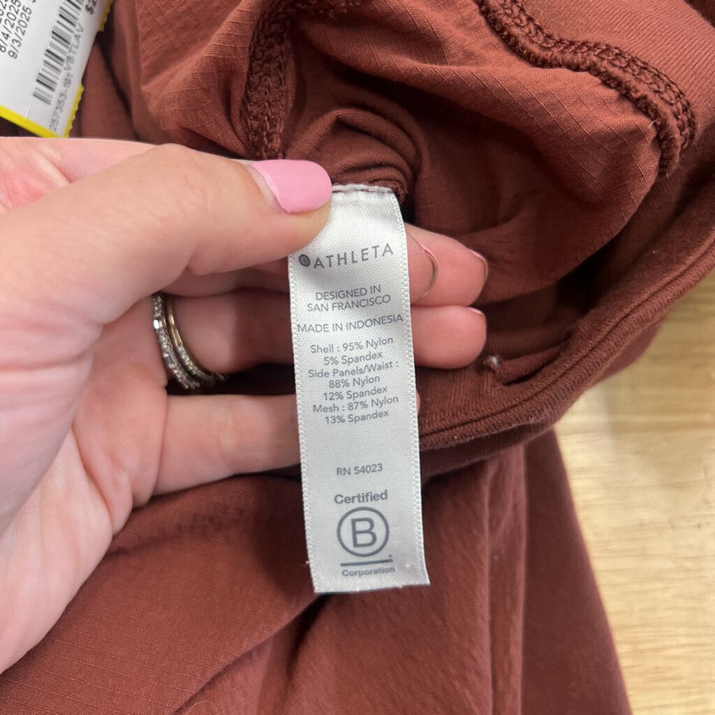 Athleta Burnt Red Full Length Leggings Small