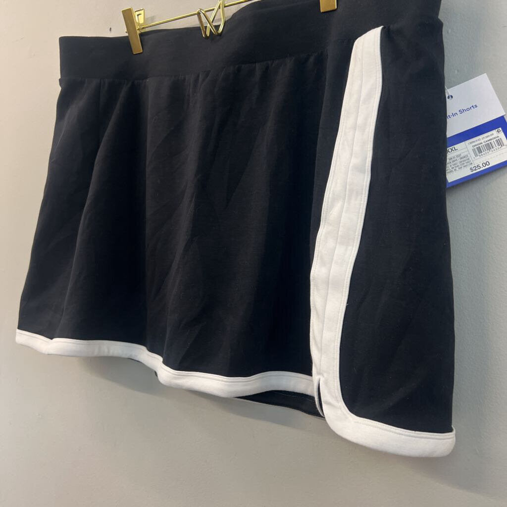 Joy Lab Black/ White Athletic Skort XXL