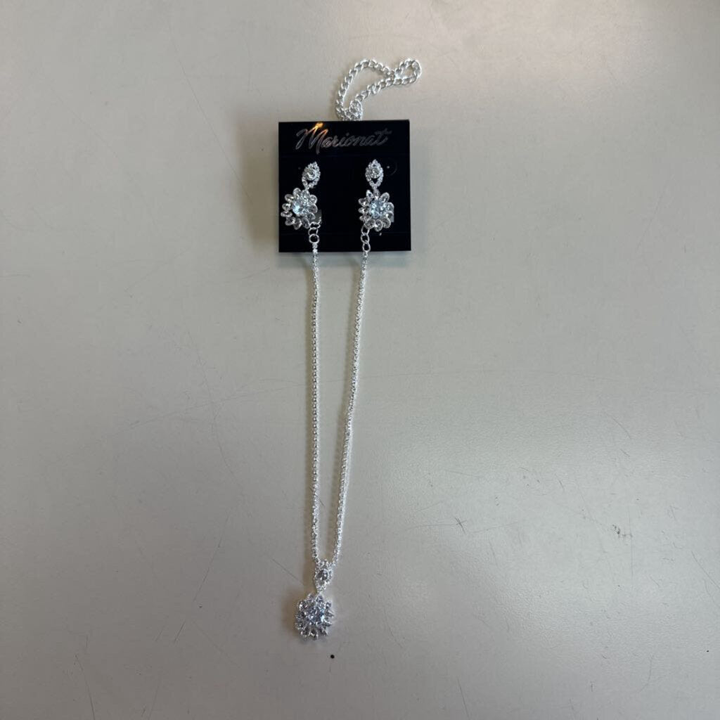 Marionat Silver/Crystal 2 Piece Set