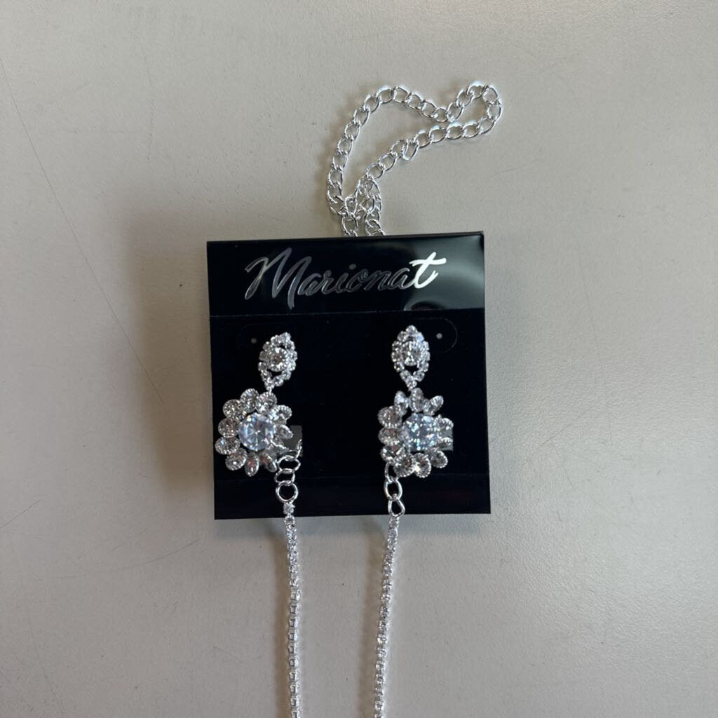 Marionat Silver/Crystal 2 Piece Set