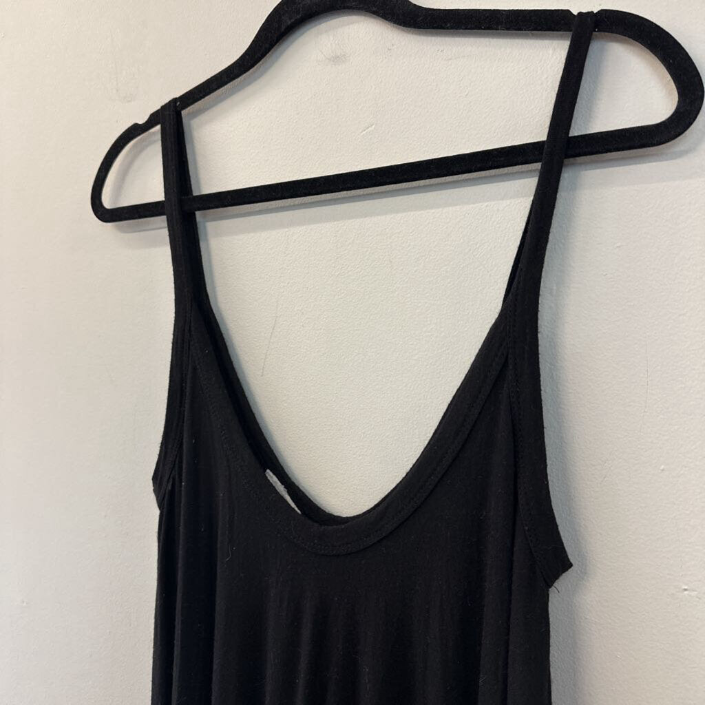 Three Bird Nest Black Wide Leg Billowy Jumpsuit Small