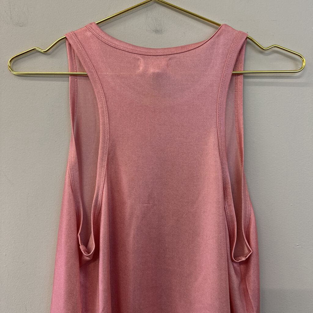 Porridge Pink Sheen Tank Top Medium