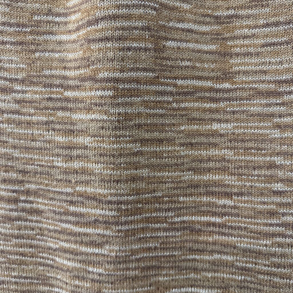 Brown Knit Halter Neck Dress Large