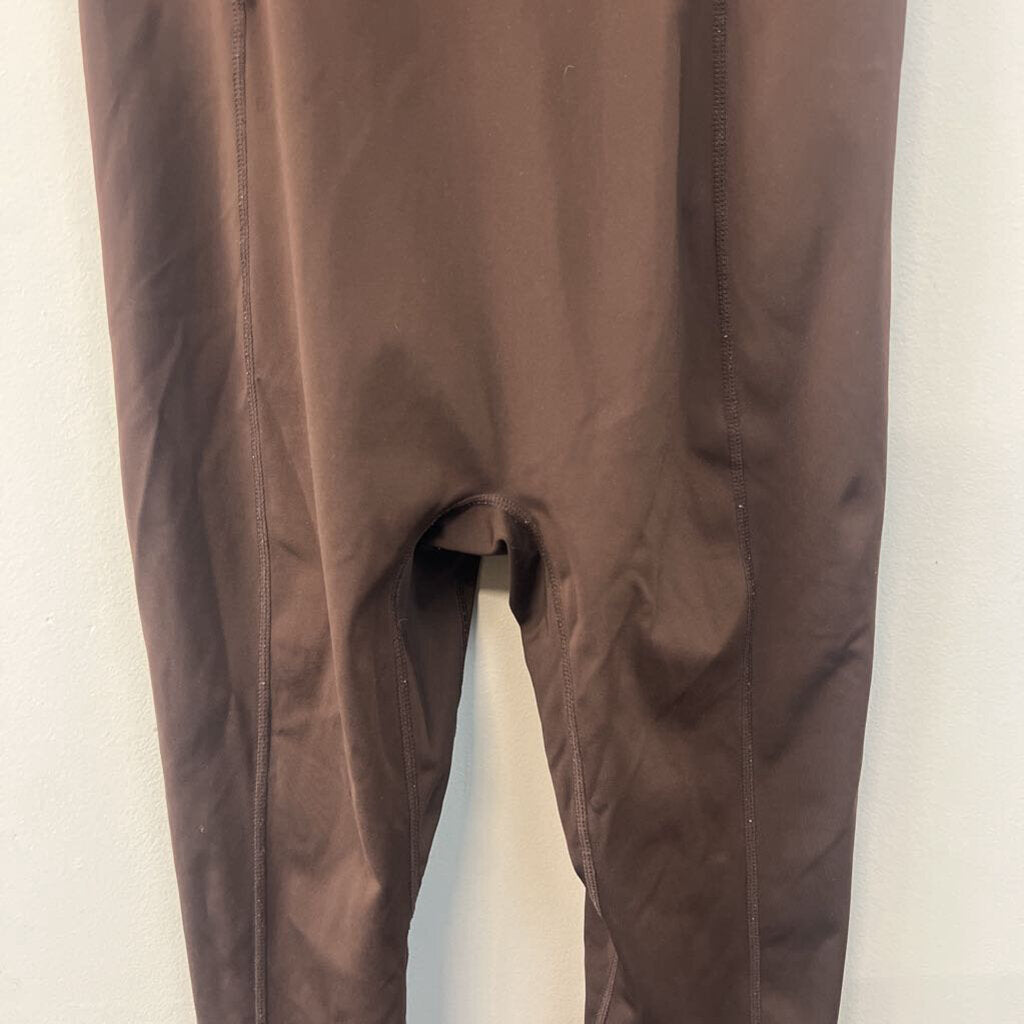 Fabletics Brown Low Back Athletic Jumpsuit Large