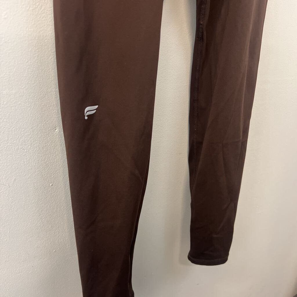 Fabletics Brown Low Back Athletic Jumpsuit Large