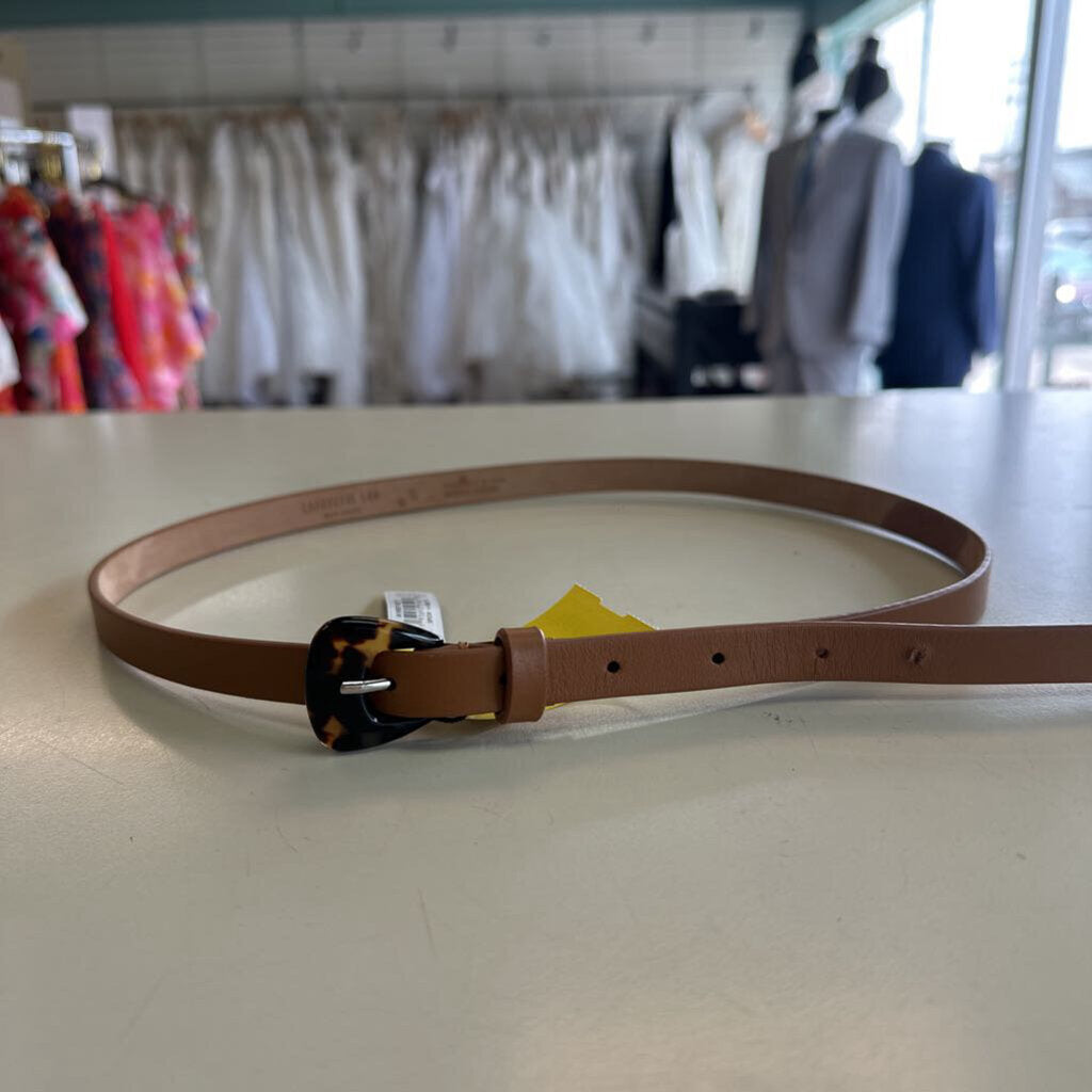 Lafayette 148 Brown Leather Belt Small