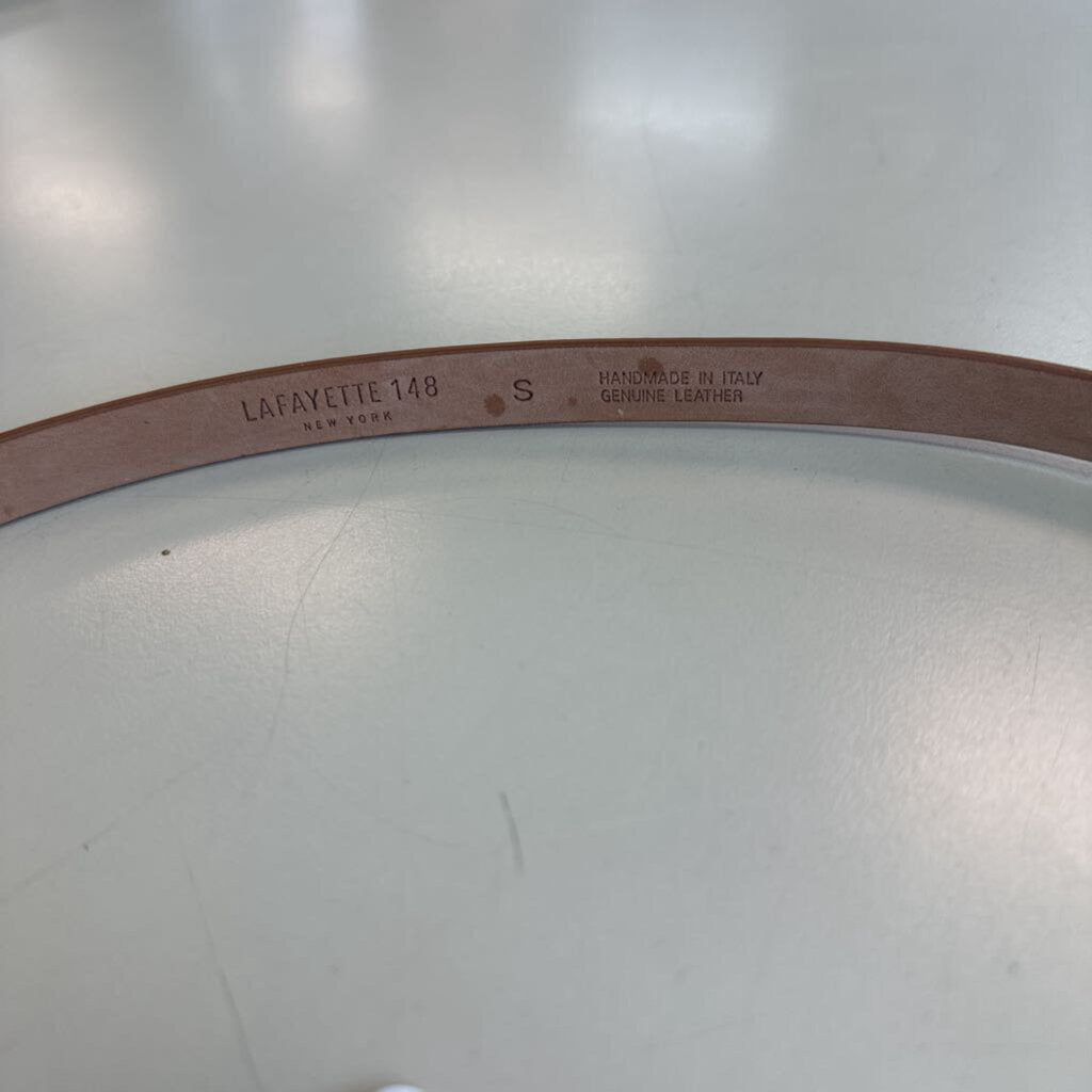 Lafayette 148 Brown Leather Belt Small