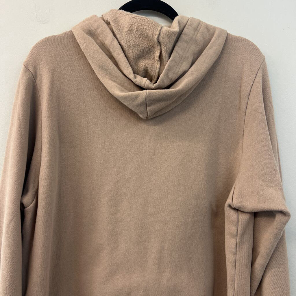 Wrld Ctzns Brown/ Black Long Sleeve Graphic Hoodie Large
