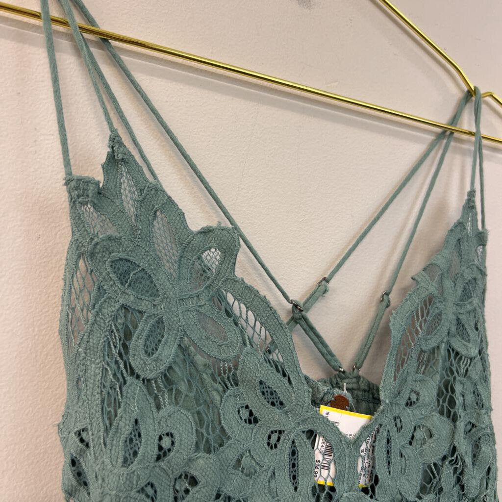 FP One Green Lace Bralette Small
