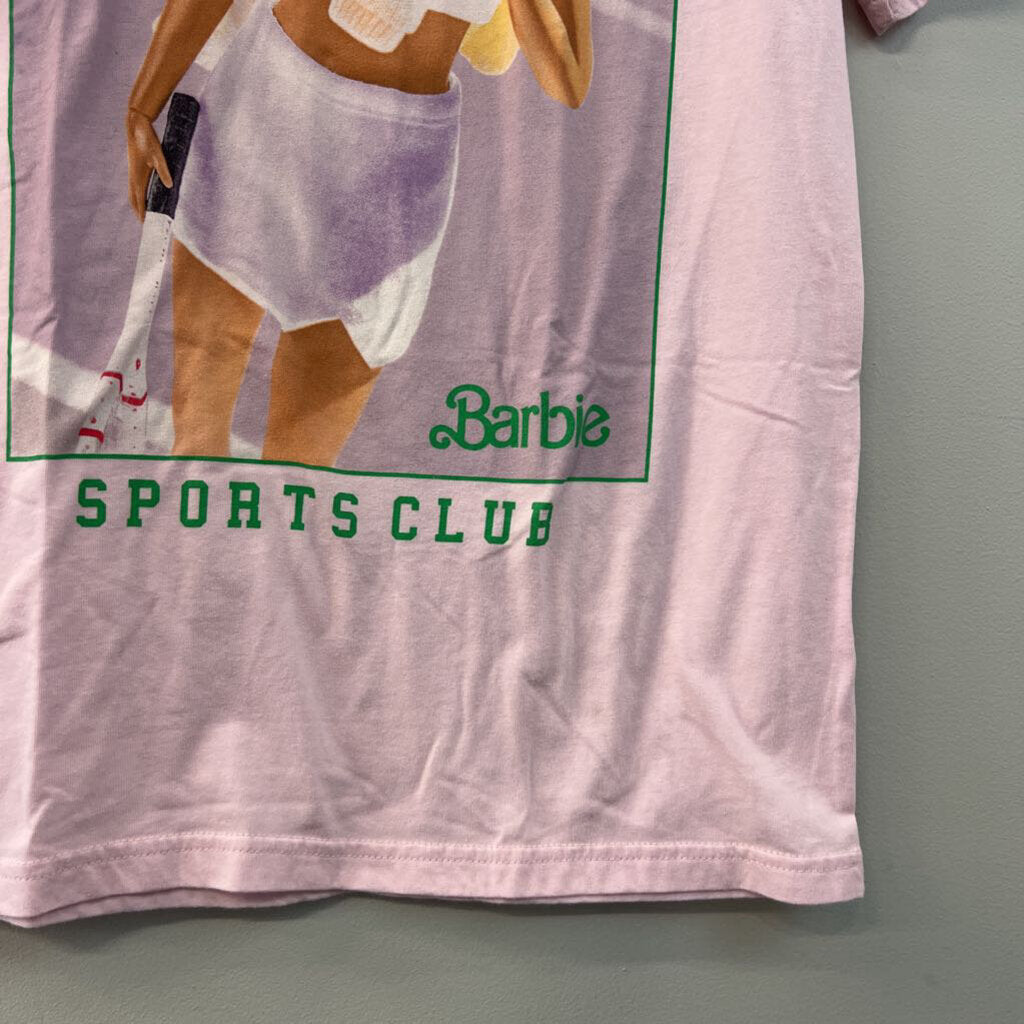 Barbie Pink Short Sleeve Graphic Tee Medium