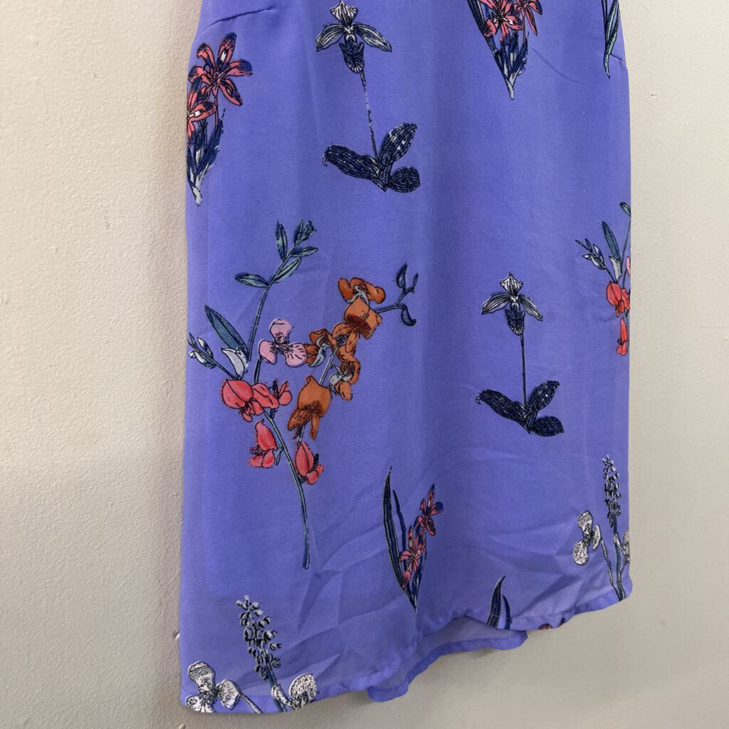 Japna Blue Flower Print Tank Top Medium