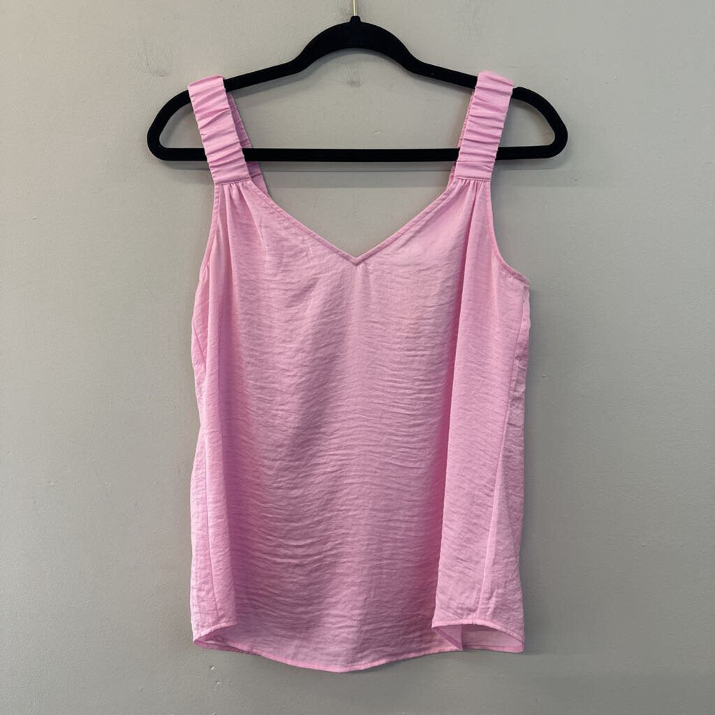 Cabi Pink Silky Tank Top Extra Small