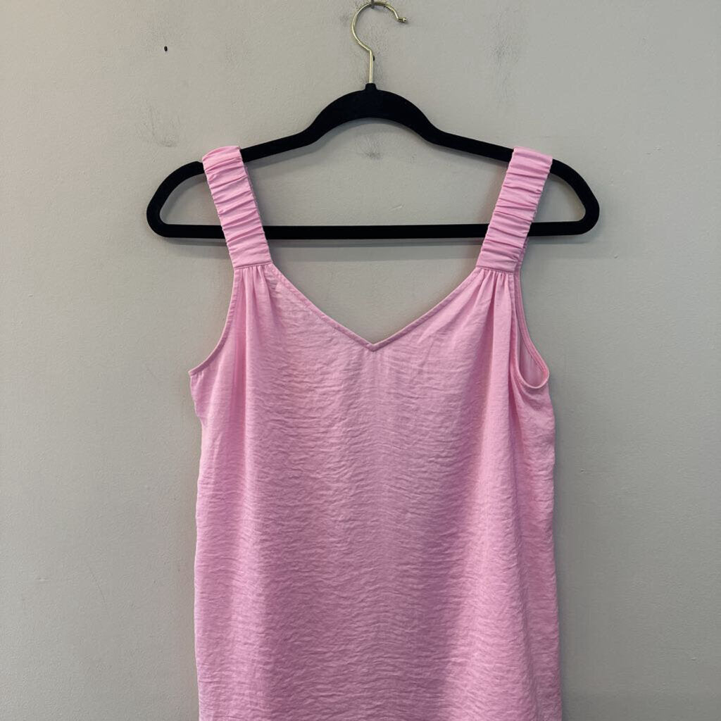 Cabi Pink Silky Tank Top Extra Small