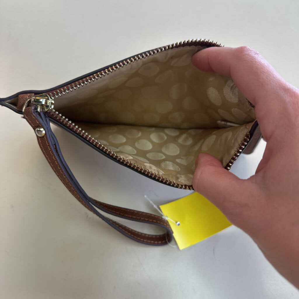 Kate Spade Brown Leather Wristlet
