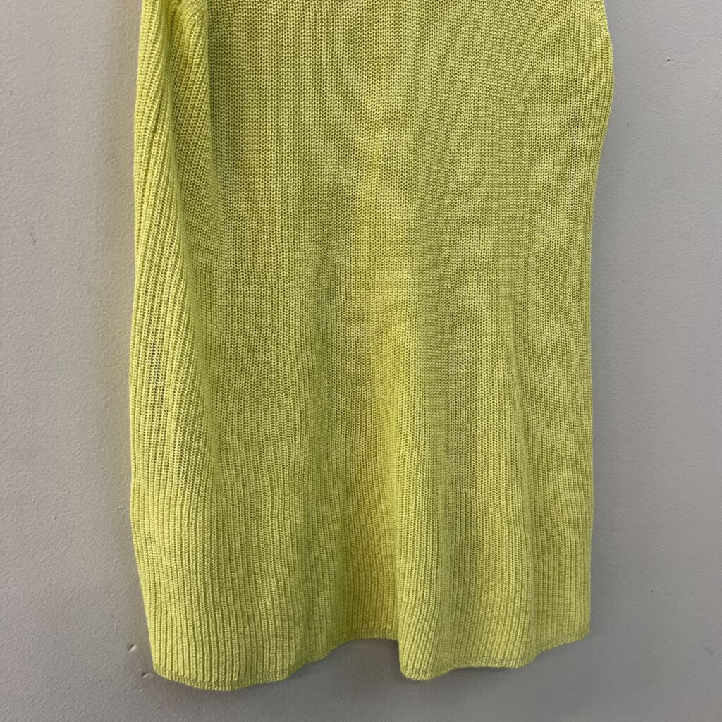 Double Zero Lime Green Knit Tank Large