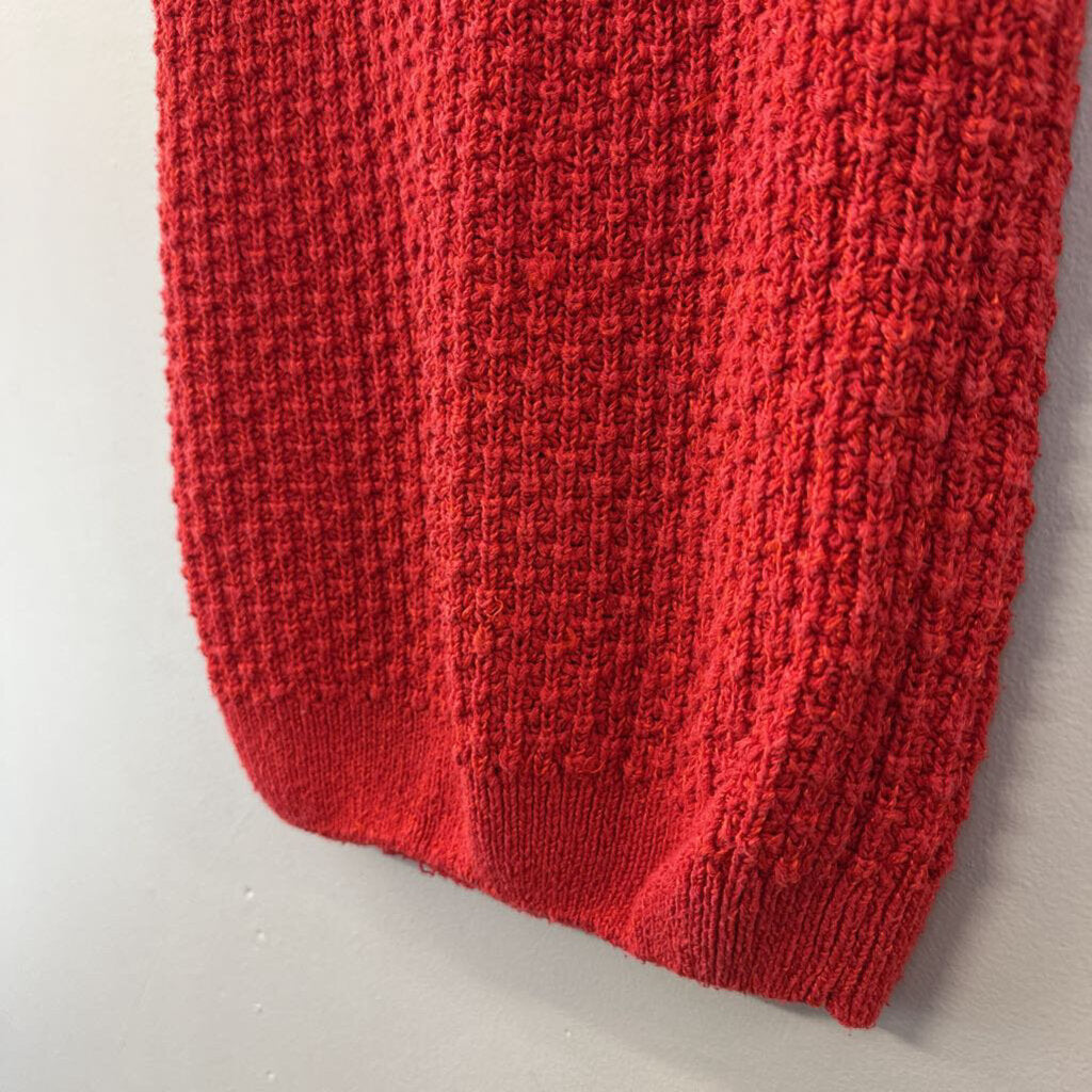 Vintage Rafaella Red Knit Sweater Tank Top Small