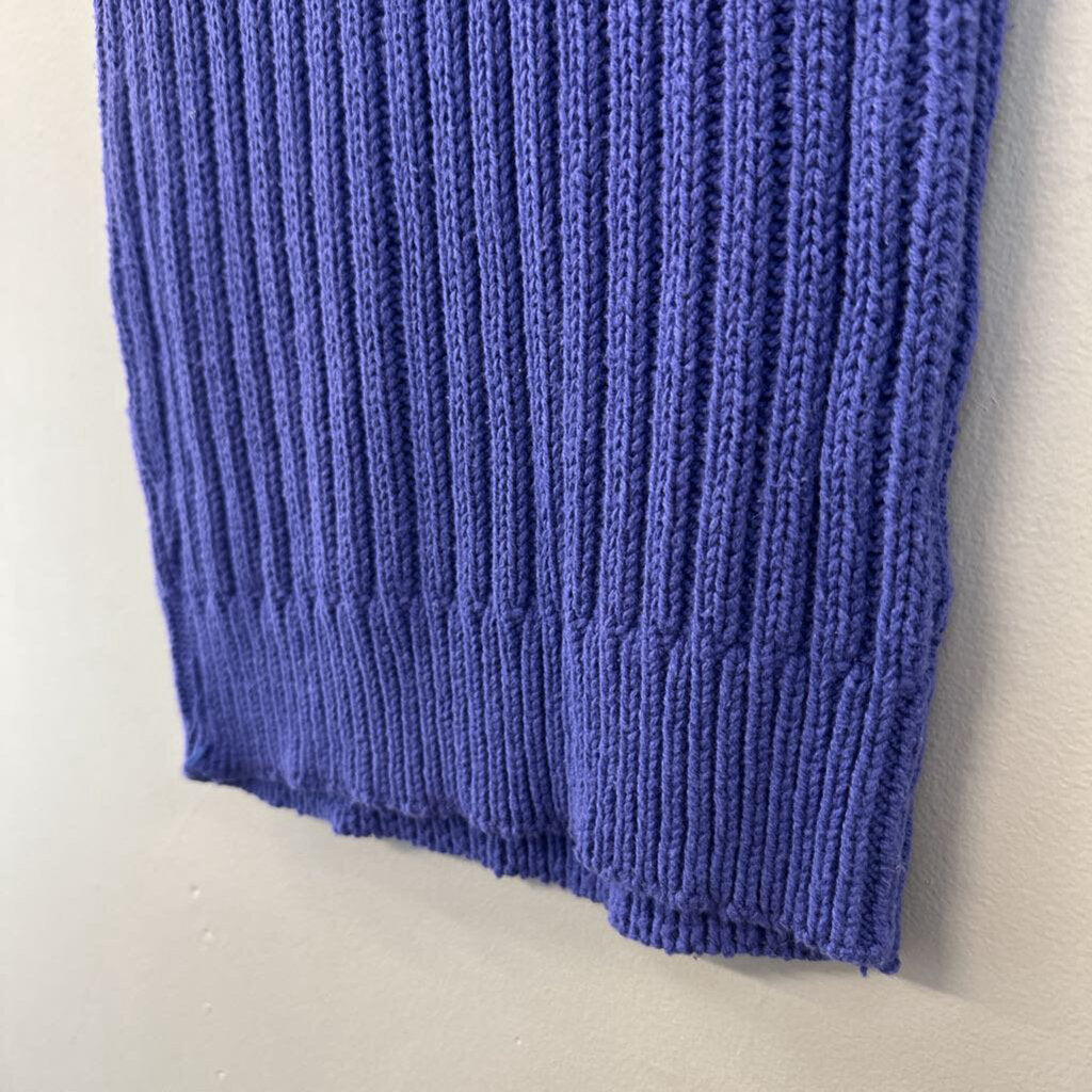 Vintage Blue Knit Sweater Tank Top Small