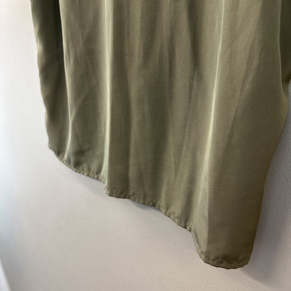 Vintage Neil Martin Green Short Sleeve Button Down Top Medium
