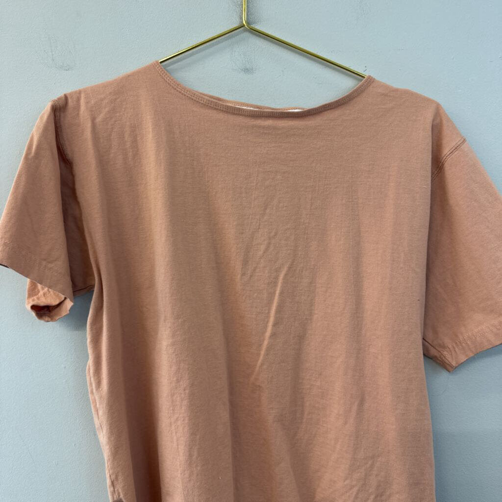 Vintage Chaus Orange Short Sleeve Top Medium
