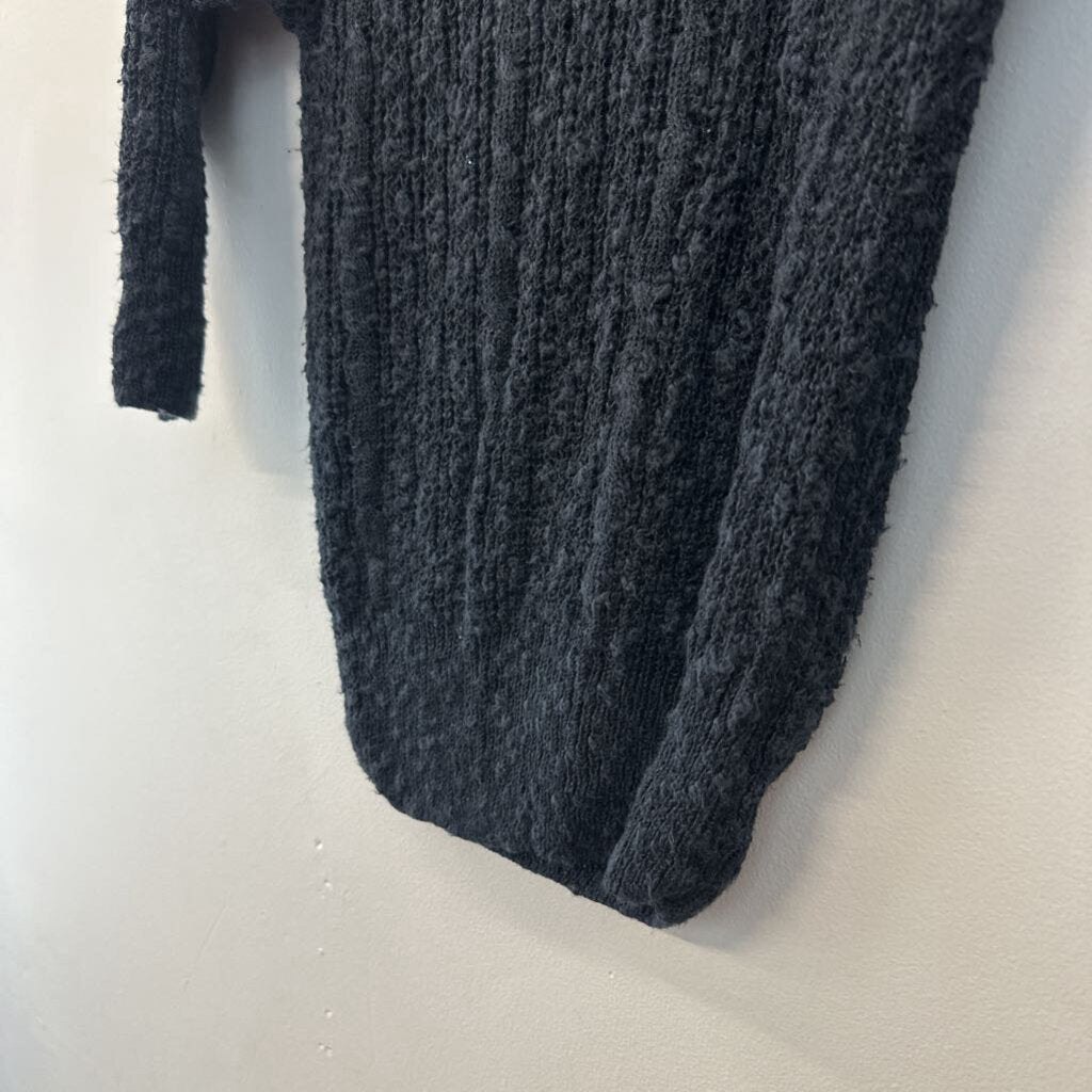 Vintage Rafaella Black Knit Long Sleeve Sweater Top Medium