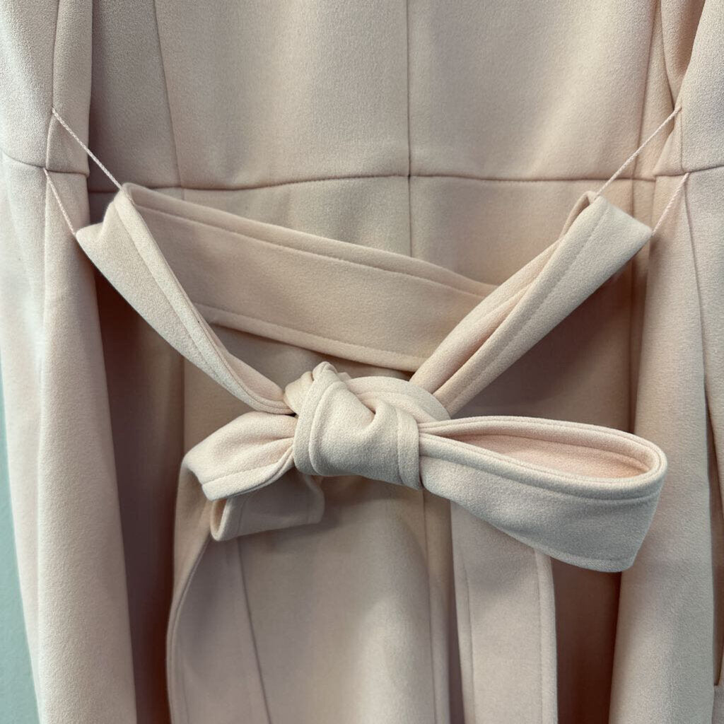 Sandra Darren Pink Ruffle Trim Jumpsuit 14