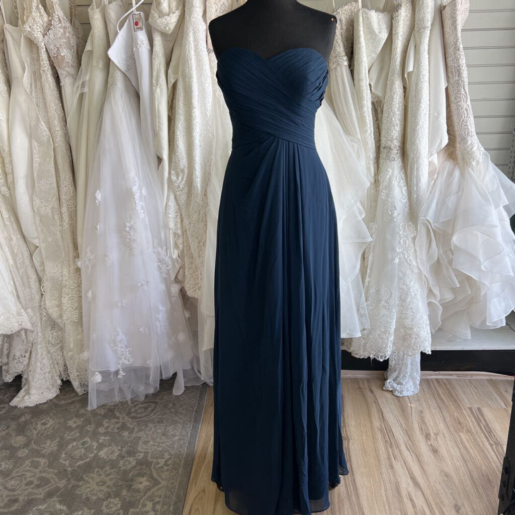 Azazie Navay Strapless Long Formal Dress 10