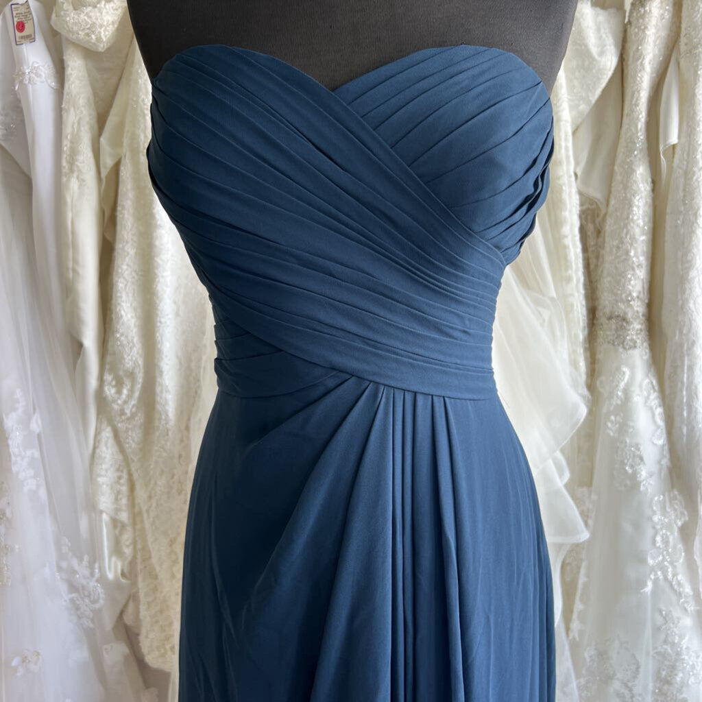 Azazie Navay Strapless Long Formal Dress 10