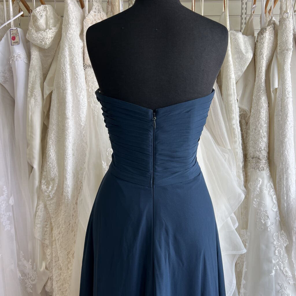 Azazie Navay Strapless Long Formal Dress 10