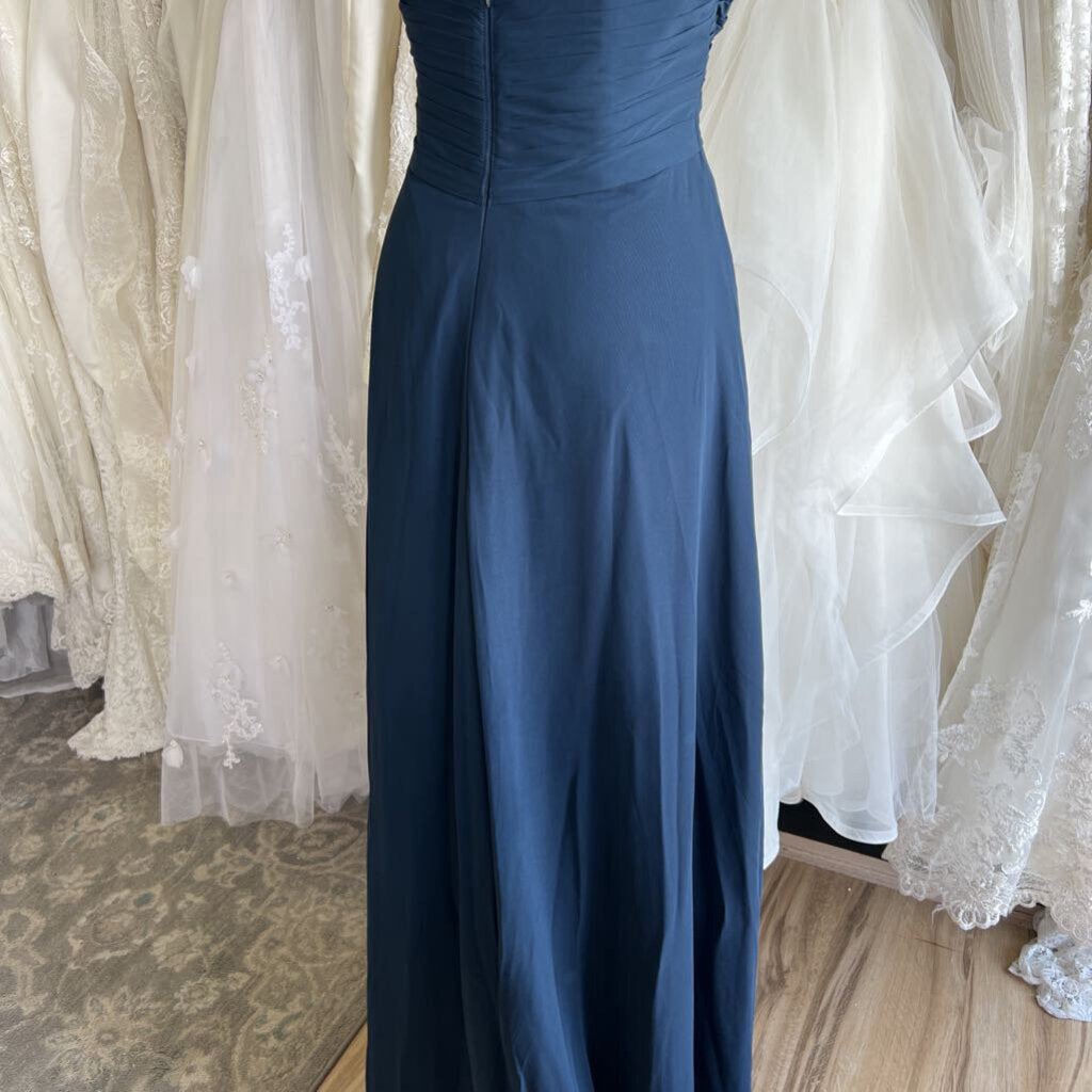 Azazie Navay Strapless Long Formal Dress 10