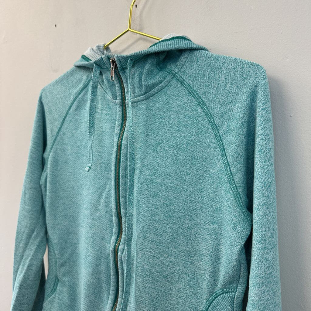 Patagonia Blue Long Sleeve Zip Up Hoodie Medium