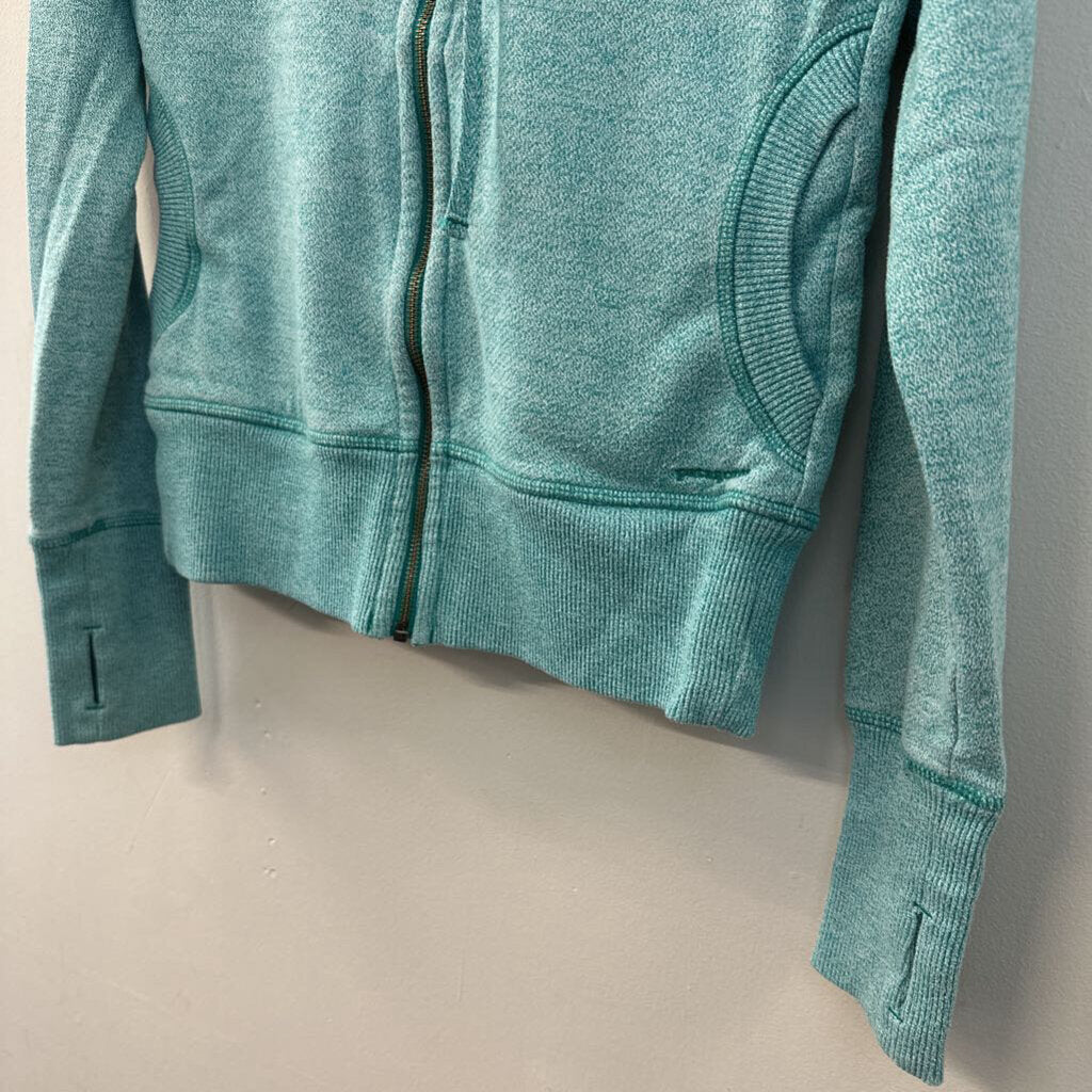 Patagonia Blue Long Sleeve Zip Up Hoodie Medium