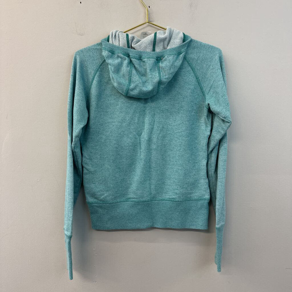 Patagonia Blue Long Sleeve Zip Up Hoodie Medium