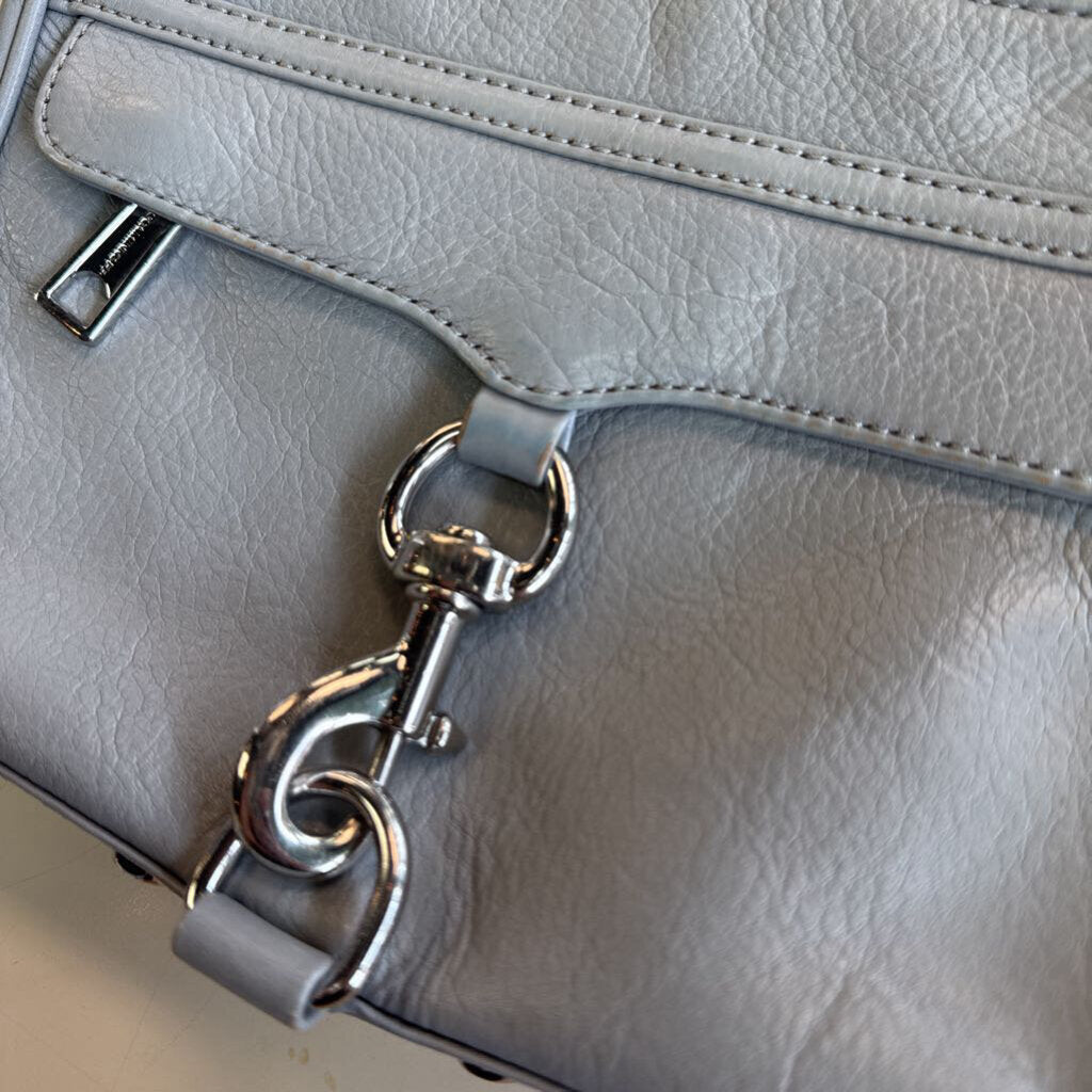 Rebecca Minkoff Grey Leather Crossbody Purse
