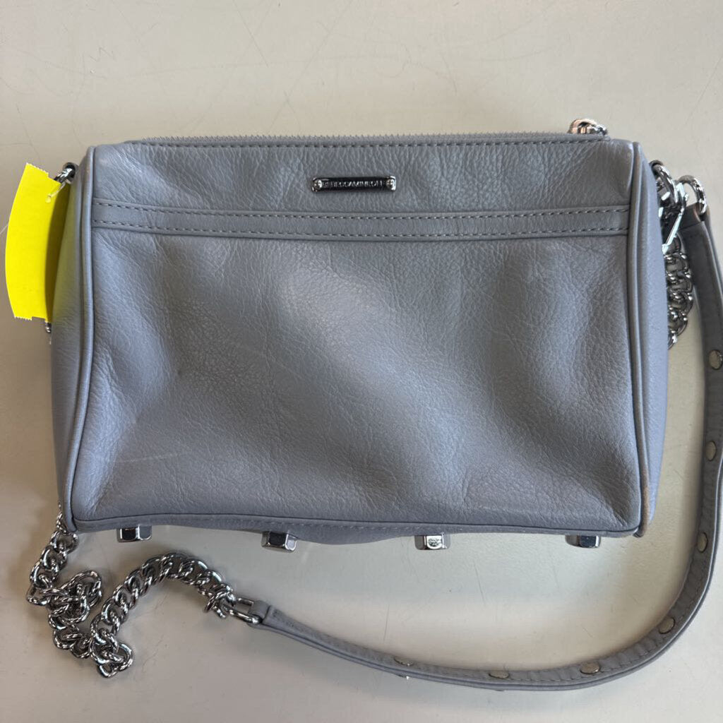 Rebecca Minkoff Grey Leather Crossbody Purse