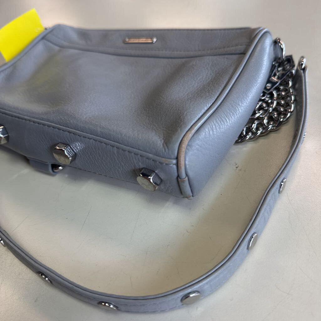 Rebecca Minkoff Grey Leather Crossbody Purse