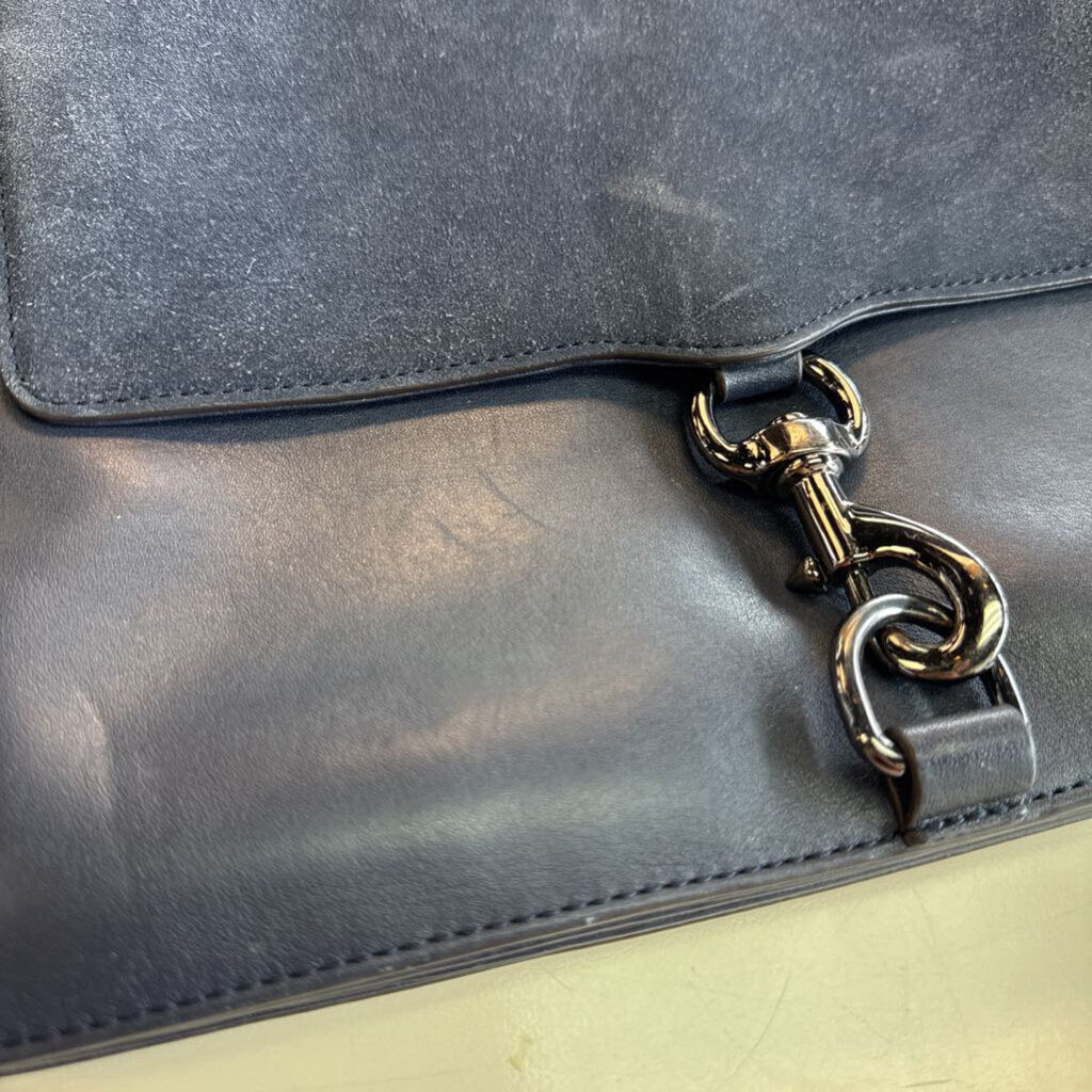 Rebecca Minkoff Navy Leather/ Suede Purse