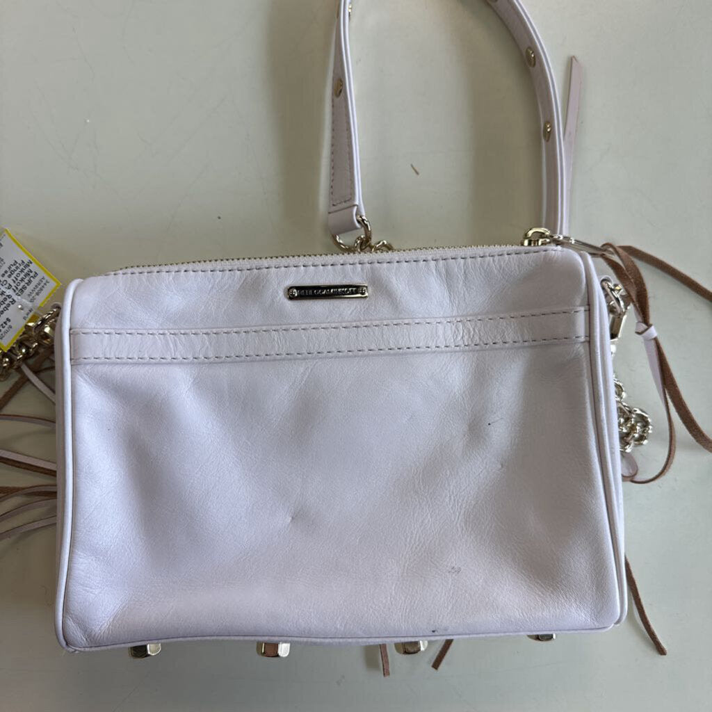 Rebecca Minkoff Pink Leather Fringe Crossbody Purse