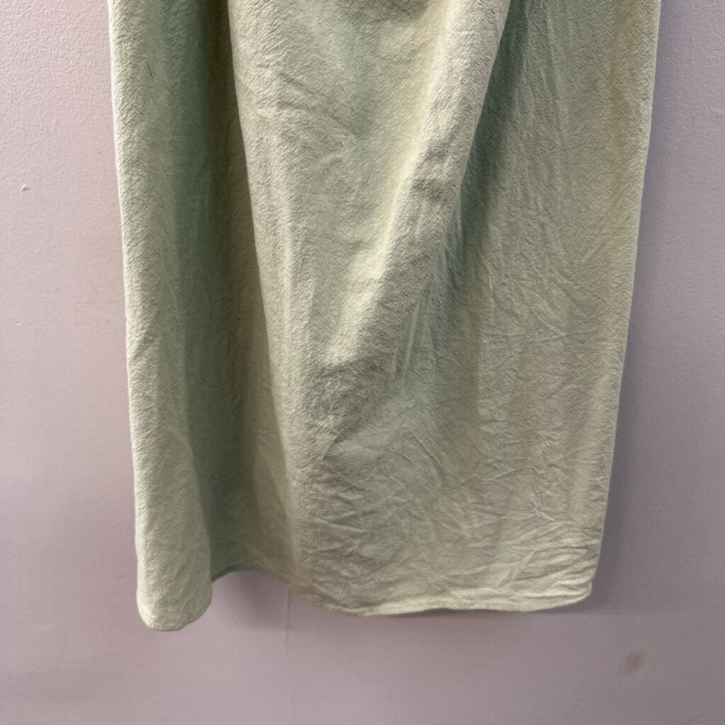 Nasty Gal Green Puffsleeve Maxi Dress Size 6