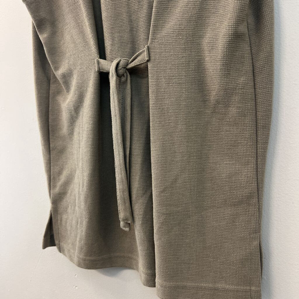 Sag Harbor Brown Sleeveless Button Front Top Medium