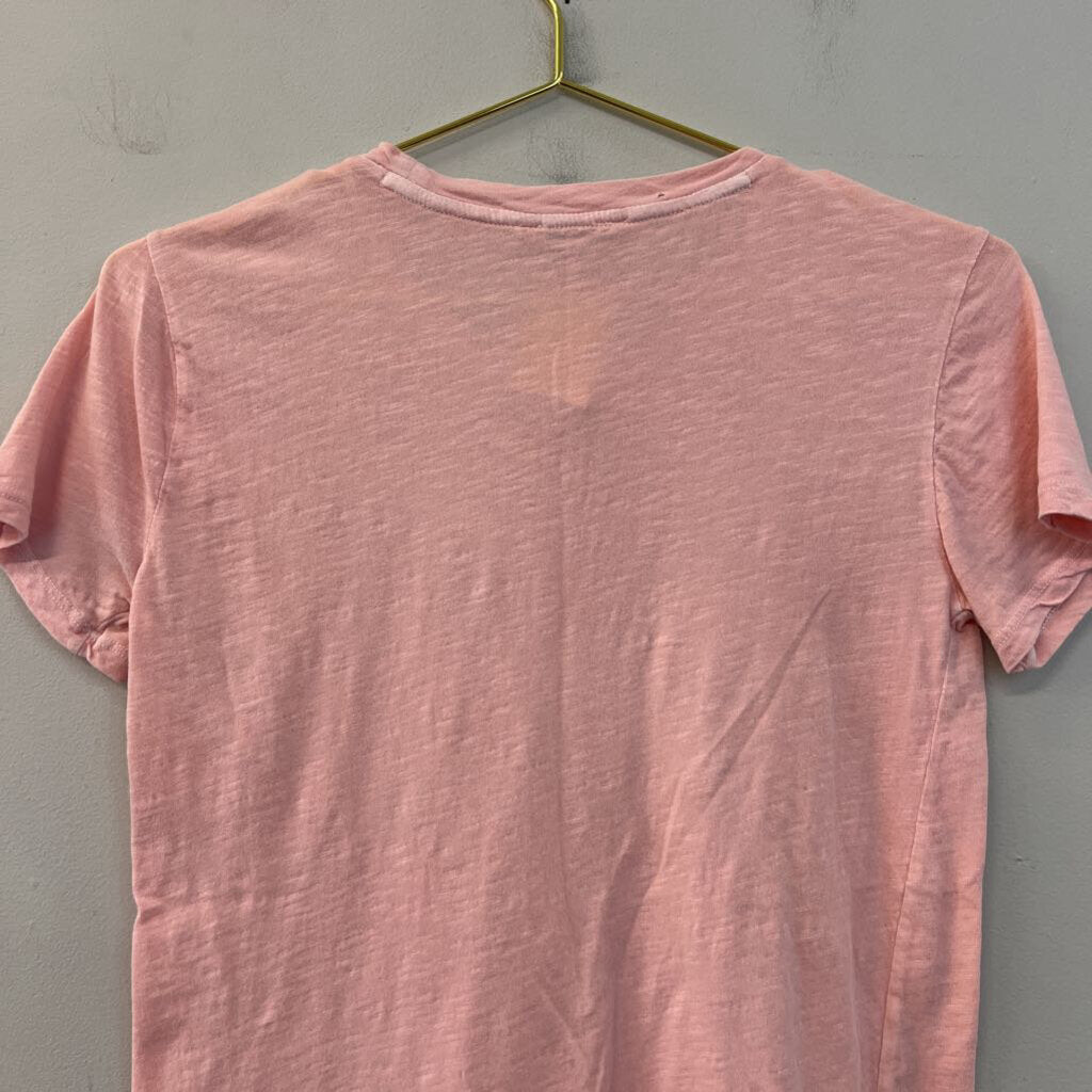 Lucky Brand Pink Short Sleeve Top Small