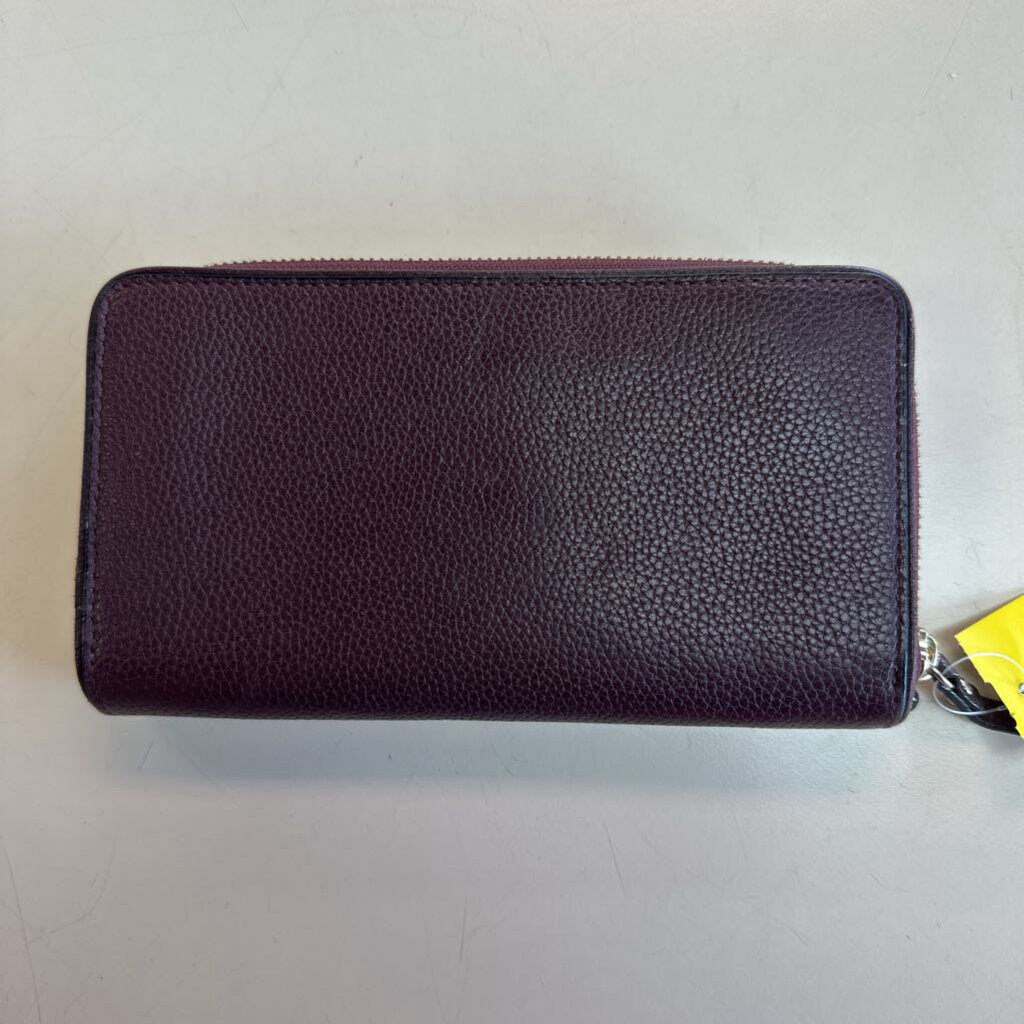 Kate Spade Burgundy Pebbled Leather Wallet