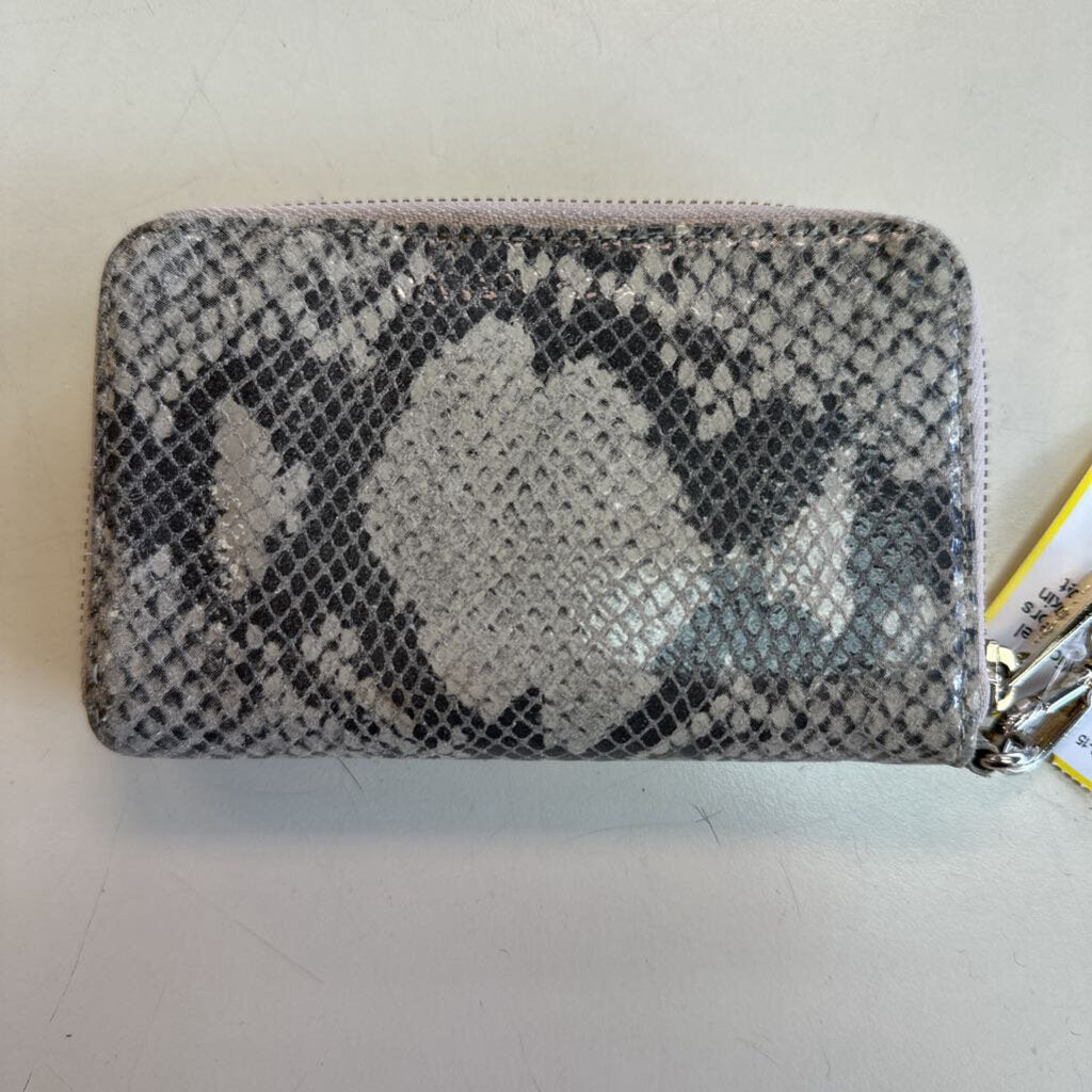 Michael Kors Brown Snakeskin Wristlet Wallet