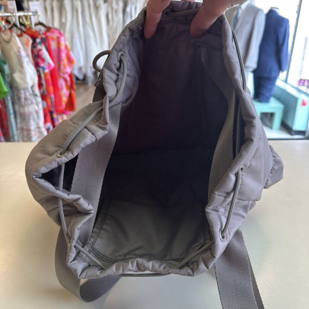 Beyond Yoga Grey Convertible Gym Bag