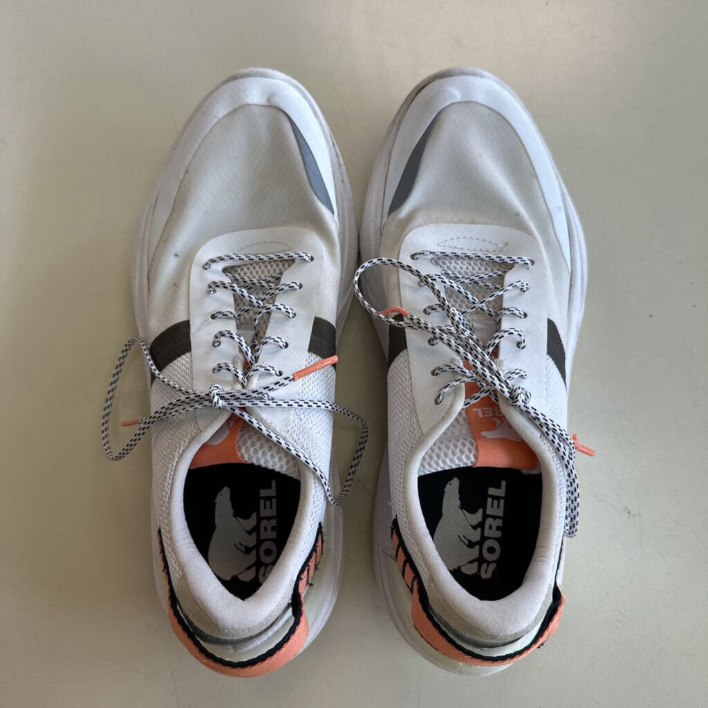 Sorel White/ Multi Explorer Blitz Tennis Shoes 9.5
