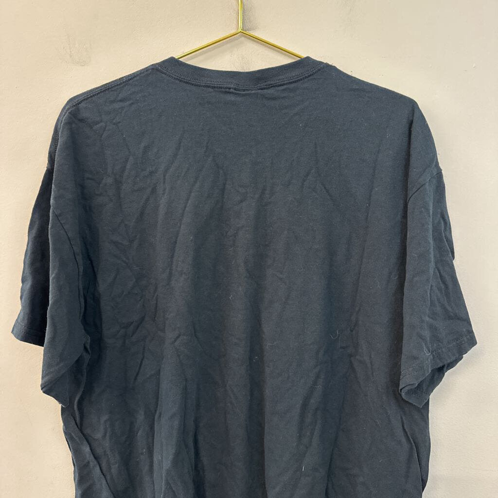 Gildan Black/ Multi Hokies Short Sleeve Graphic Tee Extra Large