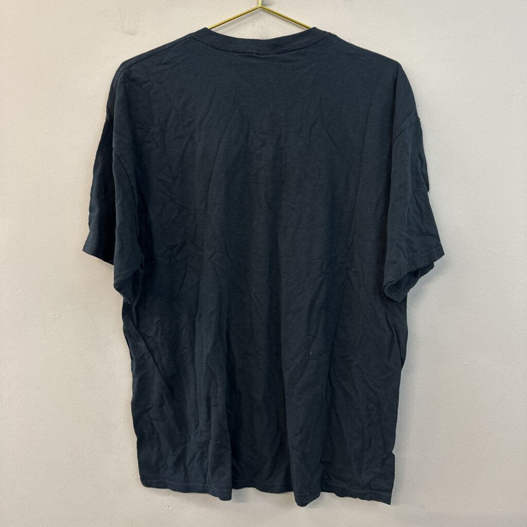 Gildan Black/ Multi Hokies Short Sleeve Graphic Tee Extra Large
